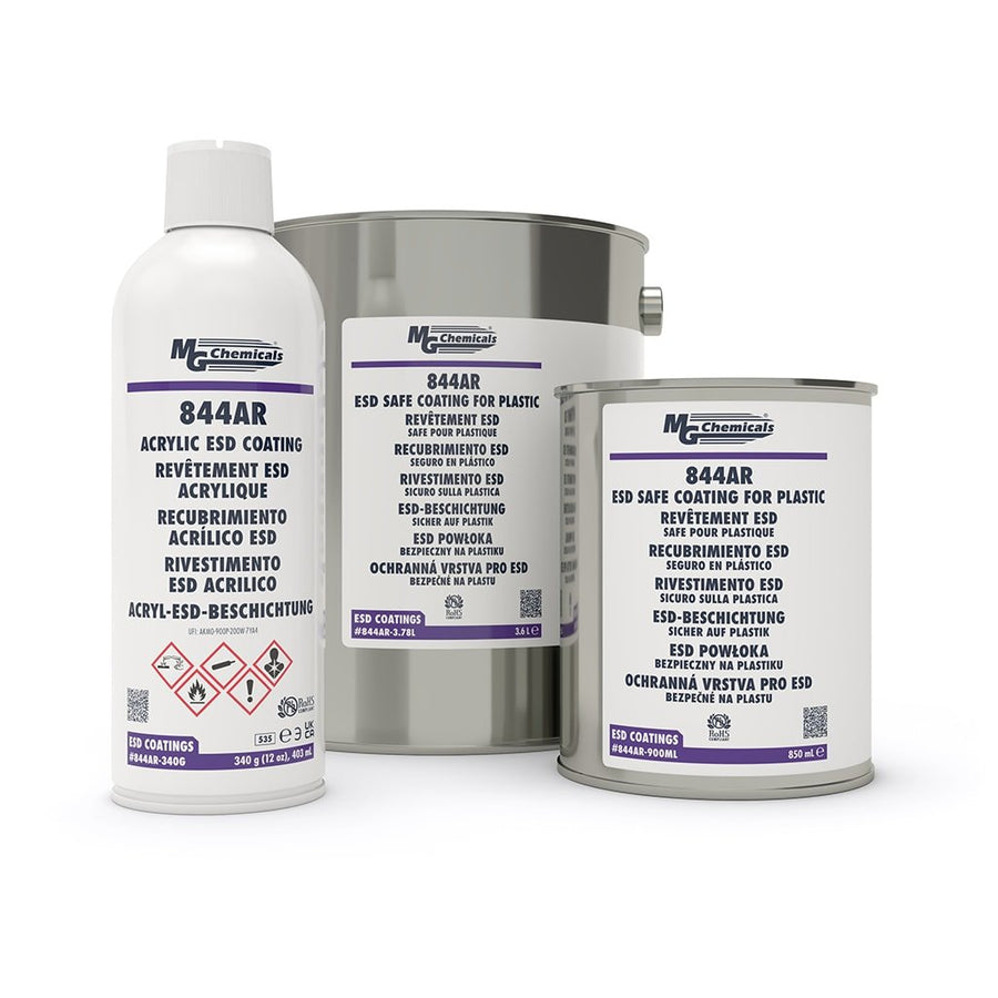 MG Chemicals 844AR - 3.78L, ESD - Safe Coating for Plastics, 3.6L Can, Case of 3 MTESolutions