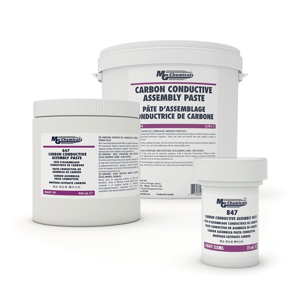 MG Chemicals 847 - 25ML, Carbon Conductive Assembly Paste, 25ml Jar, Case of 5 MTESolutions