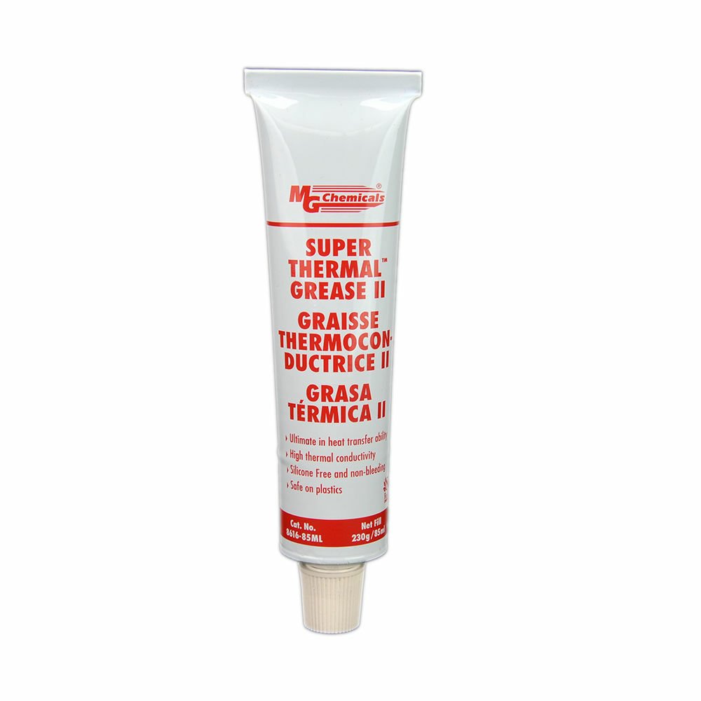 MG Chemicals 8616 - 85ML, Super Thermal Grease II, 86ml Tube, Case of 6 MTESolutions