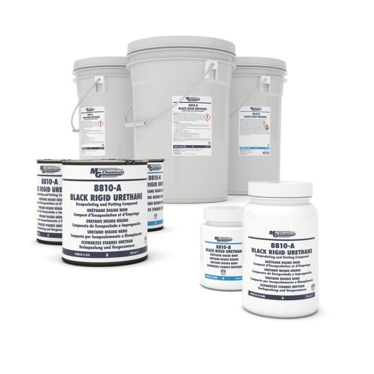 MG Chemicals 8810 - 60L, Black Rigid Urethane, 60L 3 Can Kit, Case of 1 MTESolutions