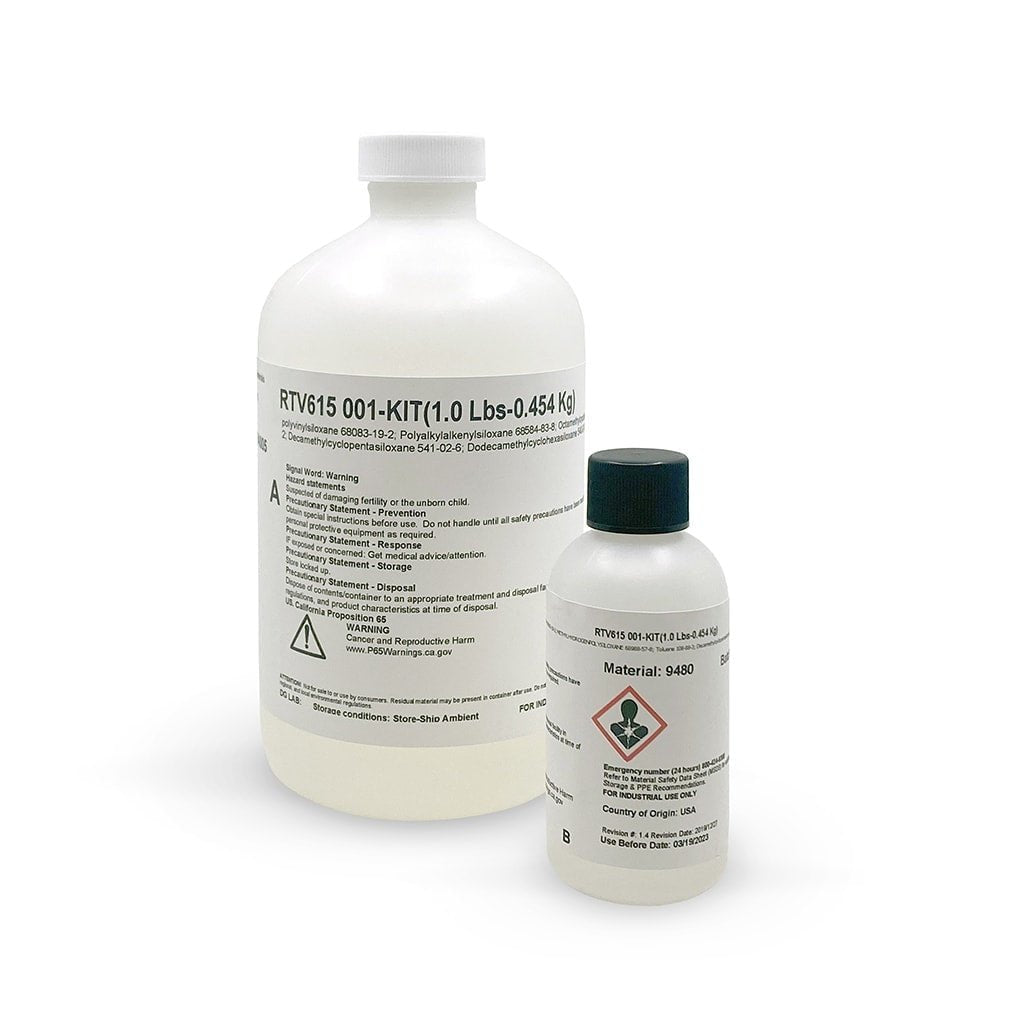 MG Chemicals RTV615 - 1G, Clear RTV Silicone, 1G Pail Kit MTESolutions