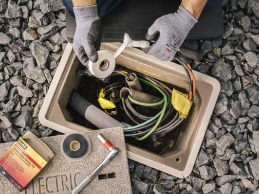 3M 7000031593 Glass Cloth Electrical Tape 69, 48 in x 36 yd, Log Roll Untrimmed