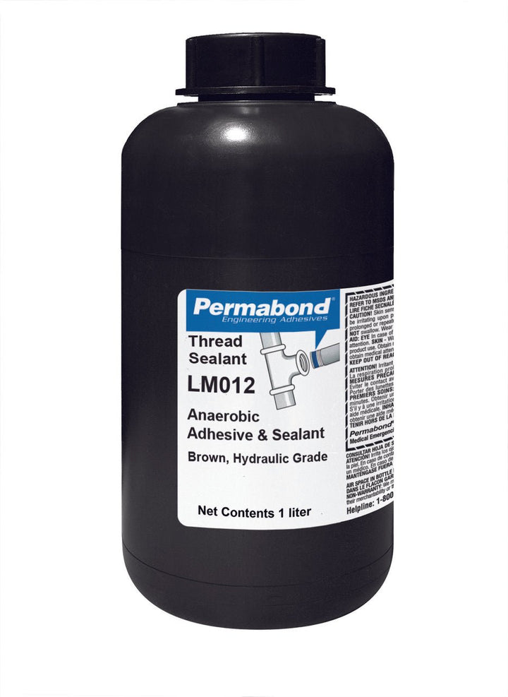 Permabond AA000120001L0101, LM012 Anaerobic Threadsealant, 1 Liter Bottle, Case of 10 MTESolutions