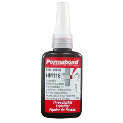 Permabond AA001180050B0101, HM118 Anaerobic Threadlocker, 50ml Bottle, Case of 10 MTESolutions