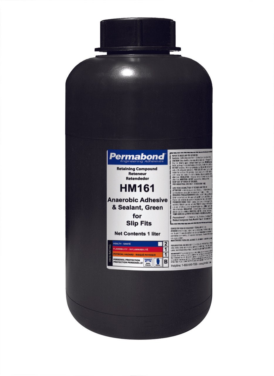 Permabond AA001610001L0101, HM161 Anaerobic Retaining Compound, 1 Liter Bottle, Case of 10 MTESolutions