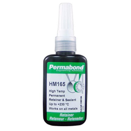 Permabond AA001650050B0101, HM165 Anaerobic Retainer, 50ml Bottle, Case of 10 MTESolutions