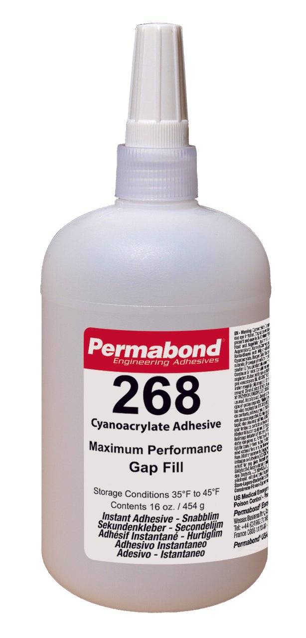 Permabond CA002680016Z0101, 268 1 Pound Bottle MTESolutions