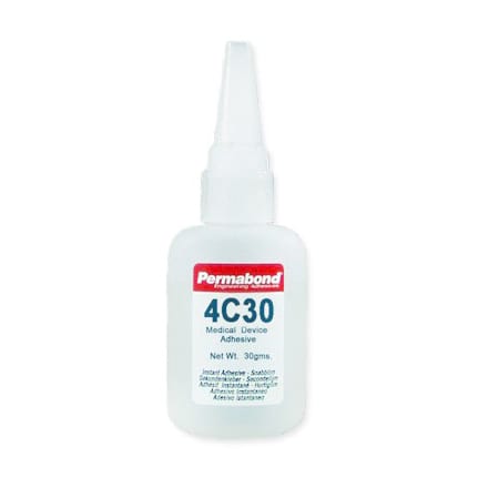 Permabond CA04C300030M0101, 4C30 30 Gram Bottle, Case of 10 MTESolutions