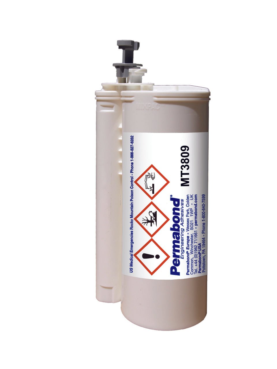 Permabond MT038090490C0101, MT3809 Gray, Modified 2 Part Epoxy, 490ml, Case of 6 MTESolutions