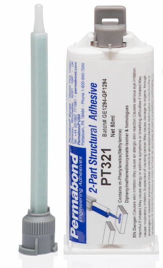 Permabond PT321 Polyurethane Adhesive 50ml 2-Part - Case of 25 (PT003210050C0101) Permabond MTESolutions