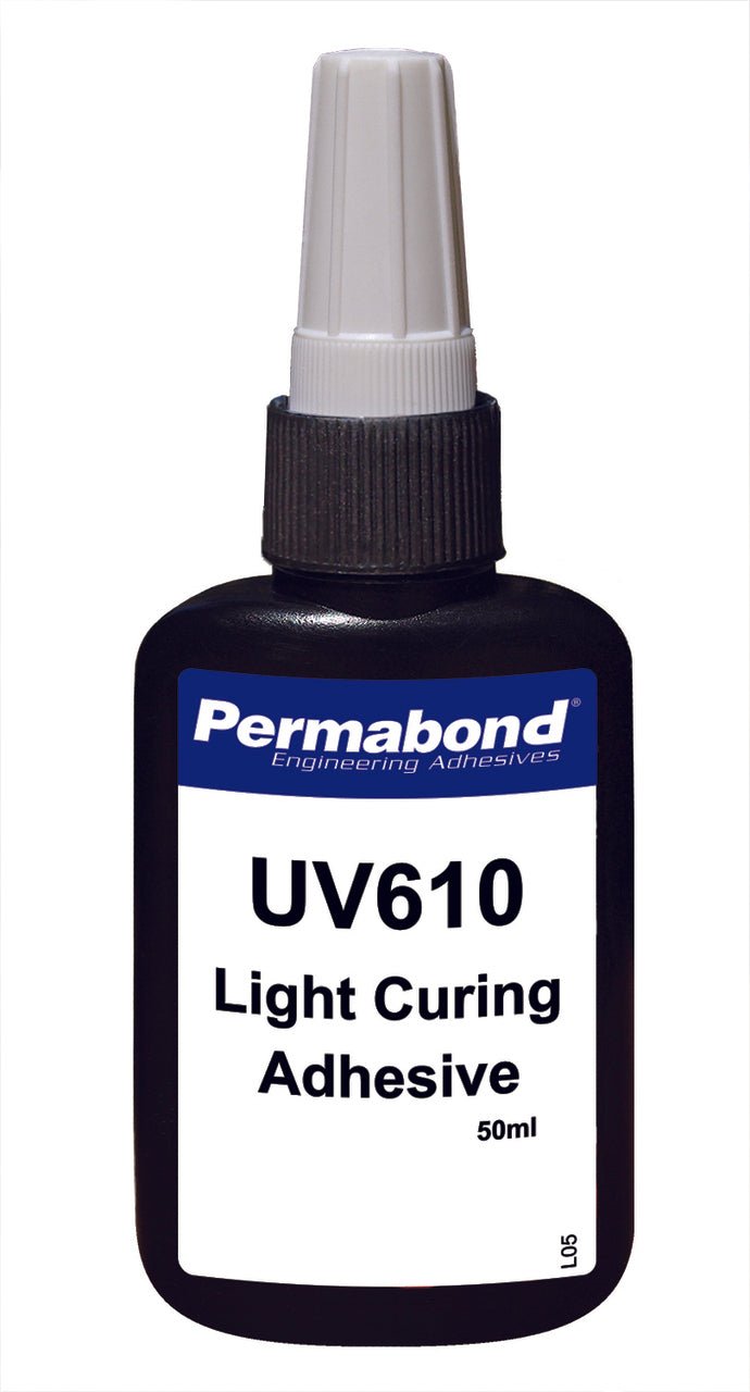 Permabond UV006100050B0101, UV610 UV - Curable Adhesive, 50ml Bottle, Case of 10 MTESolutions