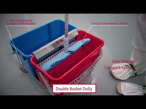 Vileda Professional 141886 CleanTech Duo™ Microfiber Laminated 2 Sided