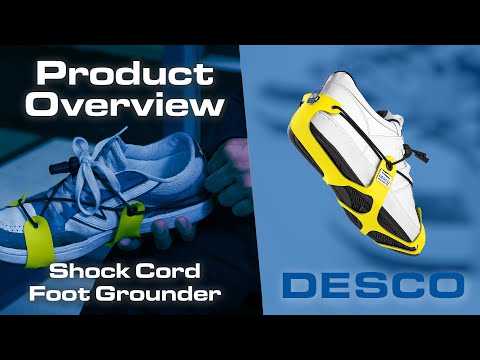 Desco 17257, Conductive Ribbon for Shock Cord Foot Grounder, 10 Pack