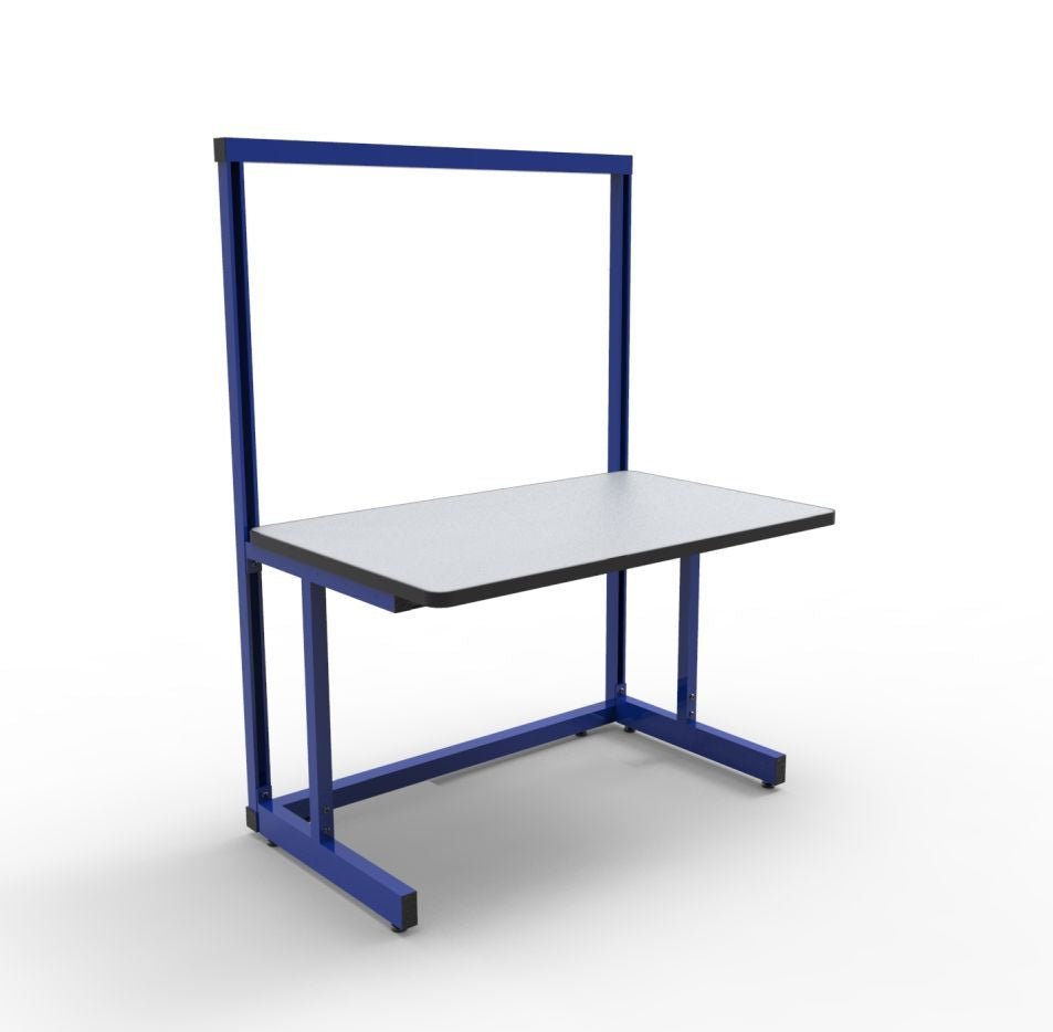 Production Basics 1111 C - Leg Workstation with ESD Laminate Worksurface 36"D x 72"W MTESolutions