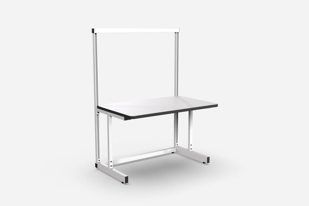 Production Basics 1111 C - Leg Workstation with ESD Laminate Worksurface 36"D x 72"W MTESolutions