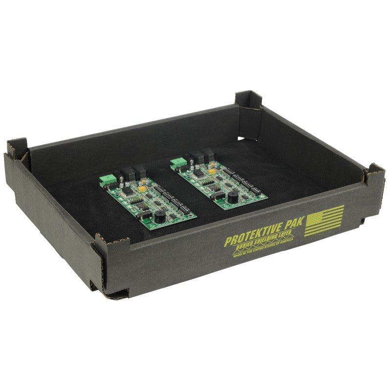 Protektive Pak 37752 Mini Tek - Tray, Stacking, 12 x 8 - 5/8 x 1 - 3/4 in MTESolutions