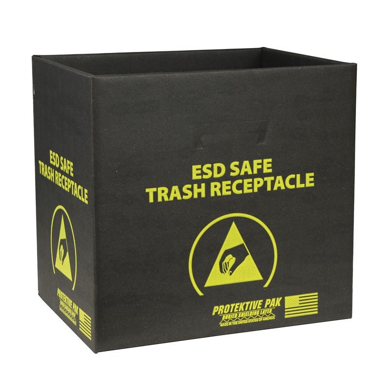 Protektive Pak 37811 Trash Receptacle, Box Only 13 - 1/2 x 12 x 13 - 1/4 in MTESolutions