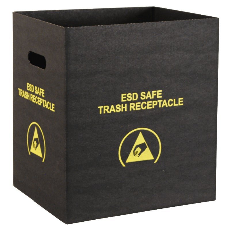 Protektive Pak 37814 Trash Receptacle, Economy, Small, 12 - 1/2 x 10 x 14 in MTESolutions