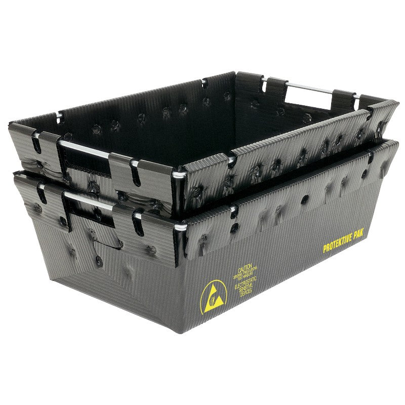 Protektive Pak 39140 Tote, Nesting, Plastek 18 X 12 X 6 in MTESolutions