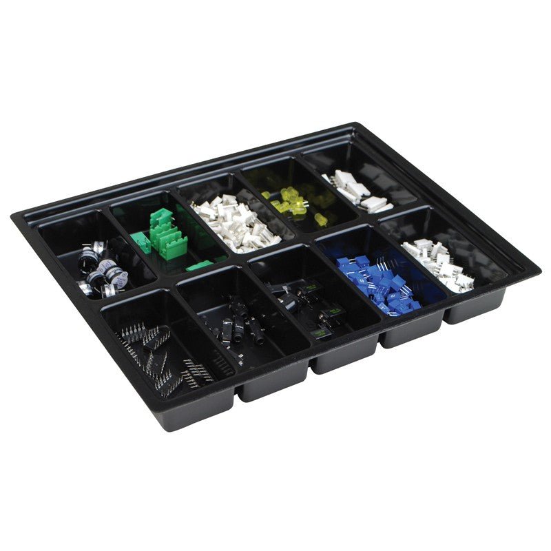 Protektive Pak 39209 Kitting Tray 9 - 7/8 X 7 - 9/16 X 1 in, 10 Cells at 3 X 1 - 1/2 X 1 in MTESolutions