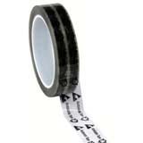 Protektive Pak 46911 Wescorp ESD Tape, Clear W/ Symbols, 1 in x 72 yd, 3 in Core MTESolutions