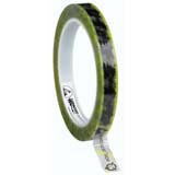 Protektive Pak 46913 Wescorp ESD Tape, Clear Yellow Stripe, 1/2 in x 72 yd, 3 in Core MTESolutions