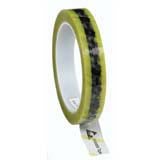 Protektive Pak 46914 Wescorp ESD Tape, Clear Yellow Stripe, 3/4 in x 72 yd, 3 in Core MTESolutions