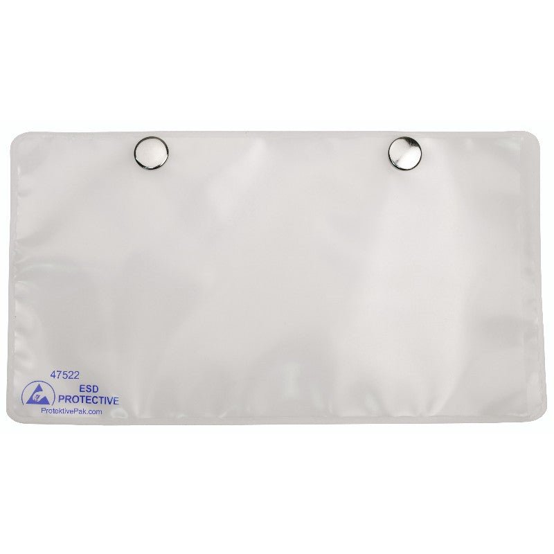 Protektive Pak 47522 Card Holder, Dissipative, With Snaps, 4 x 7 in insert, 25Pk MTESolutions