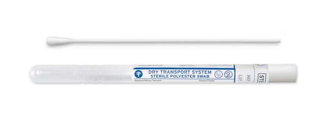 Puritan 25 - 806 1PD BT Puritan 6 inch Sterile Standard Polyester Plastic Handle Swab & Tube MTESolutions