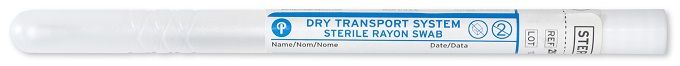Puritan 25 - 806 1PR BT Puritan 6 inch Sterile Standard Rayon Swab w/Plastic Handle & Tube MTESolutions