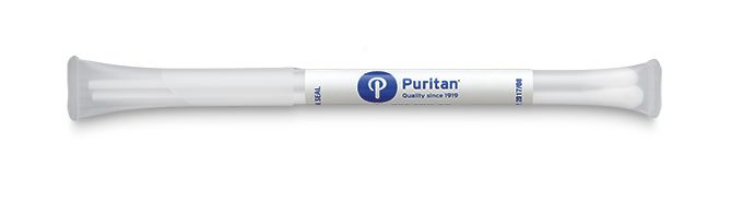 Puritan 25 - 806 2PD TT Puritan Dry Transport System 6" Sterile Standard Polyester Plastic Swab 2 per tube MTESolutions