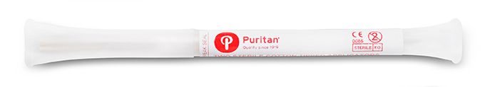 Puritan 25 - 806 2WC TT FDNA Puritan 6 inch Sterile DNA - Free Standard Cotton Swabs w/ Wooden Handle & Transport Tube MTESolutions