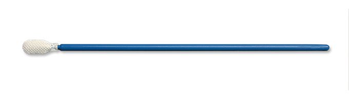 Puritan 3676, 6 in Spatula Shaped Knitted Polyester Swab, Blue Polypropylene Handle, Case of 1,000 MTESolutions