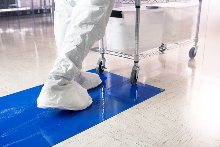 Purus International PS 3645 64 B - HT EnviroTack Adhesive Mat, 36x45 Mat, 60 Layer, 4 mat, blue high tack MTESolutions