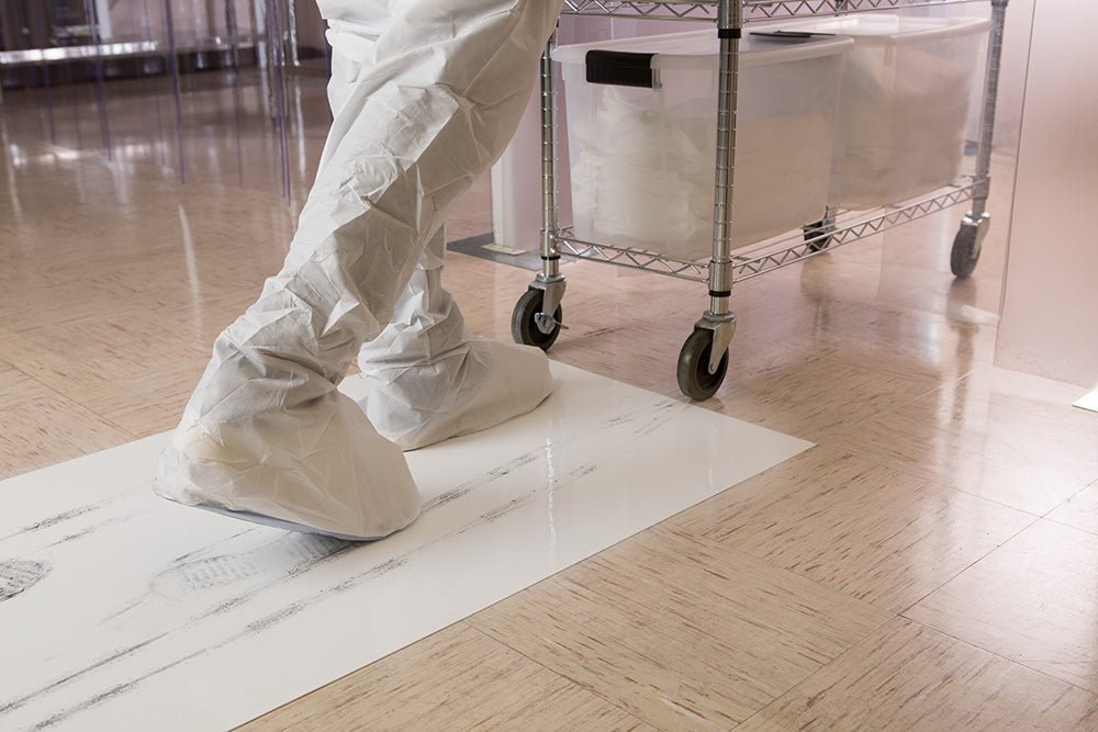 Purus International PS 3645 64 W - HT EnviroTack Adhesive Mat, 36x45 Mat, 60 Layer, 4 mat, white, high tack MTESolutions
