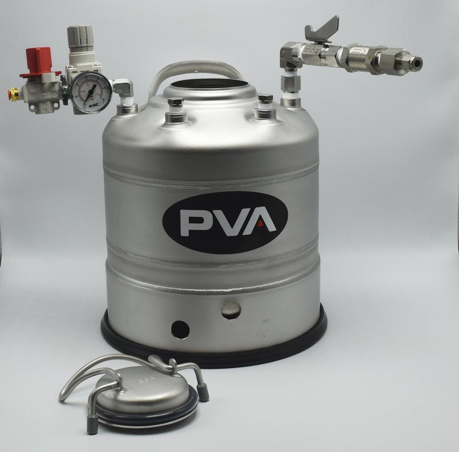 PVA 2 Gallon Ss Pressure Pot - With Full Removable Lid & Liner MTESolutions