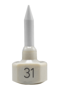 PVA PV - 31003AC, Micro Dispense Nozzle Ceramic 31 Gauge x 0.350 in Length Nozzle, 1 Each MTESolutions
