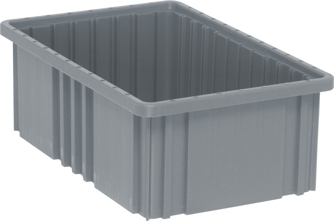 Quantum Storage Systems DG92060GY Dividable Grid Container Gray Carton of 8 MTESolutions