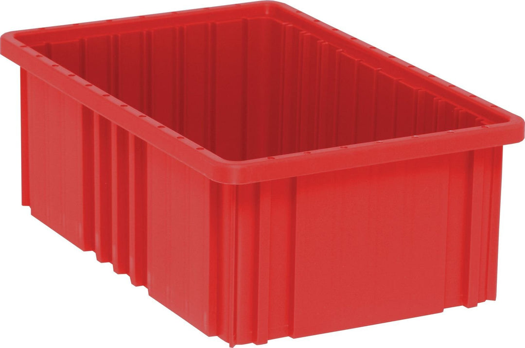 Quantum Storage Systems DG92060RD Dividable Grid Container Red Carton of 8 MTESolutions
