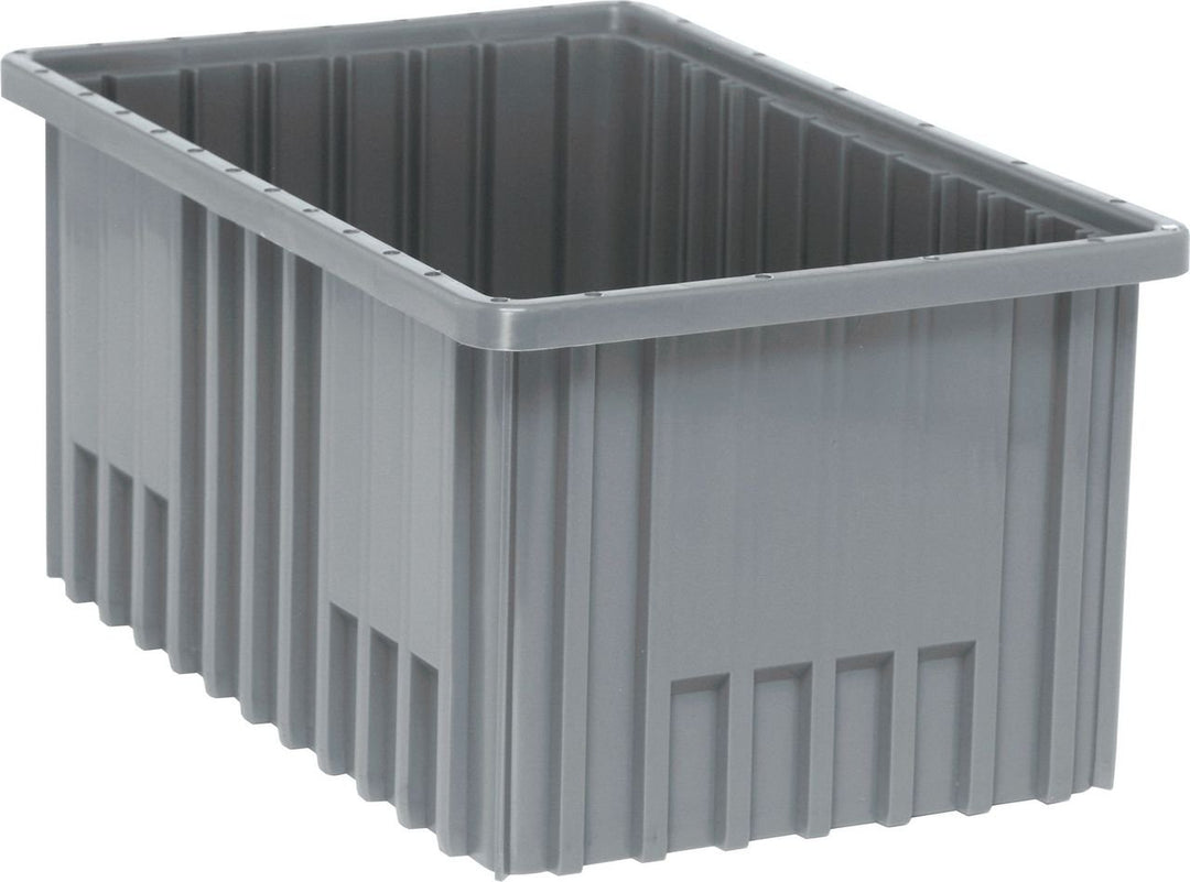 Quantum Storage Systems DG92080GY Dividable Grid Container Gray Carton of 8 MTESolutions