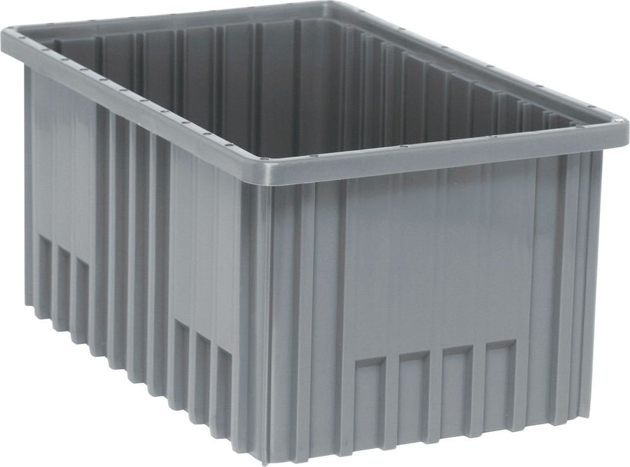 Quantum Storage Systems DG92080GY Dividable Grid Container Gray Carton of 8 MTESolutions