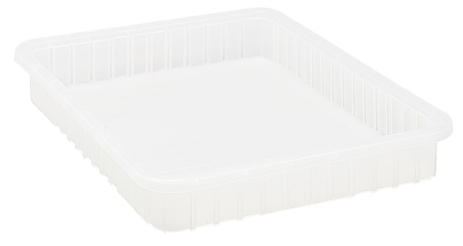 Quantum Storage Systems DG93030CL Dividable Grid Container Clear Carton of 6 MTESolutions