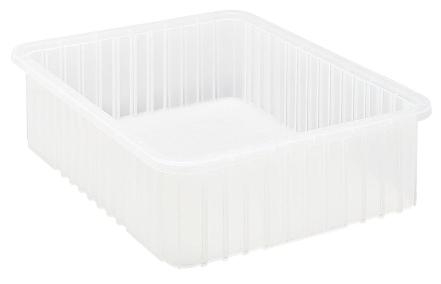 Quantum Storage Systems DG93060CL Dividable Grid Container Clear Carton of 3 MTESolutions