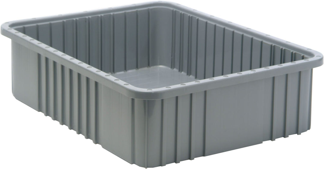 Quantum Storage Systems DG93060GY Dividable Grid Container Gray Carton of 3 MTESolutions