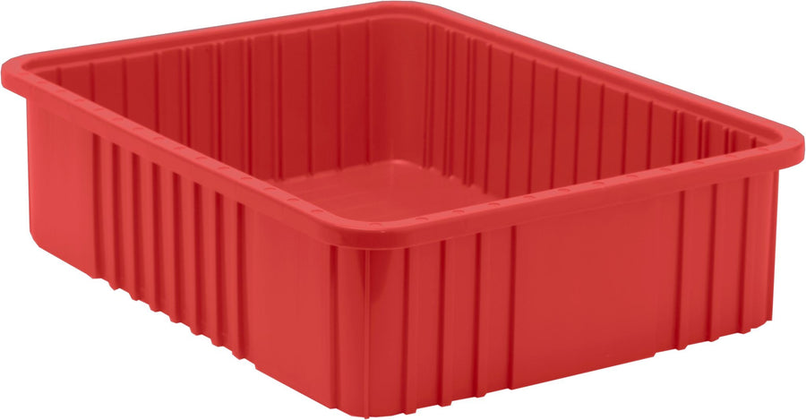 Quantum Storage Systems DG93060RD Dividable Grid Container Red Carton of 3 MTESolutions