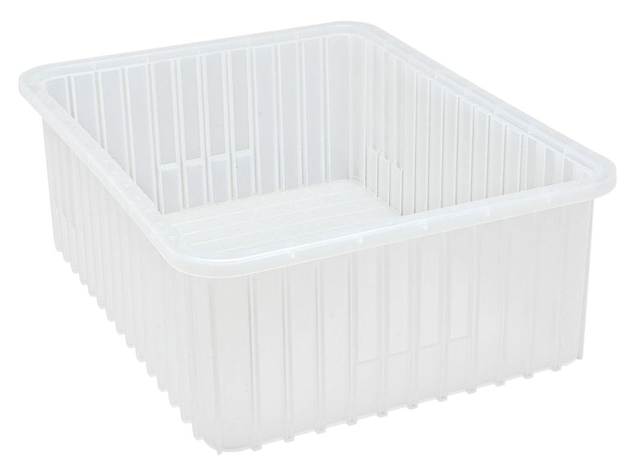 Quantum Storage Systems DG93080CL Dividable Grid Container Clear Carton of 3 MTESolutions