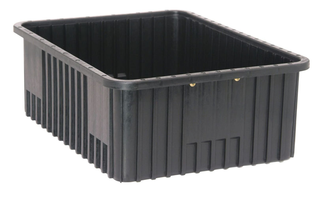 Quantum Storage Systems DG93080CO Dividable Grid Container Black Carton of 3 MTESolutions