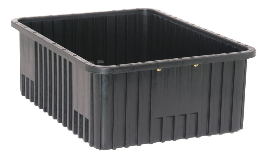 Quantum Storage Systems DG93080CO Dividable Grid Container Black Carton of 3 MTESolutions