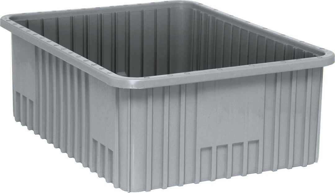 Quantum Storage Systems DG93080GY Dividable Grid Container Gray Carton of 3 MTESolutions