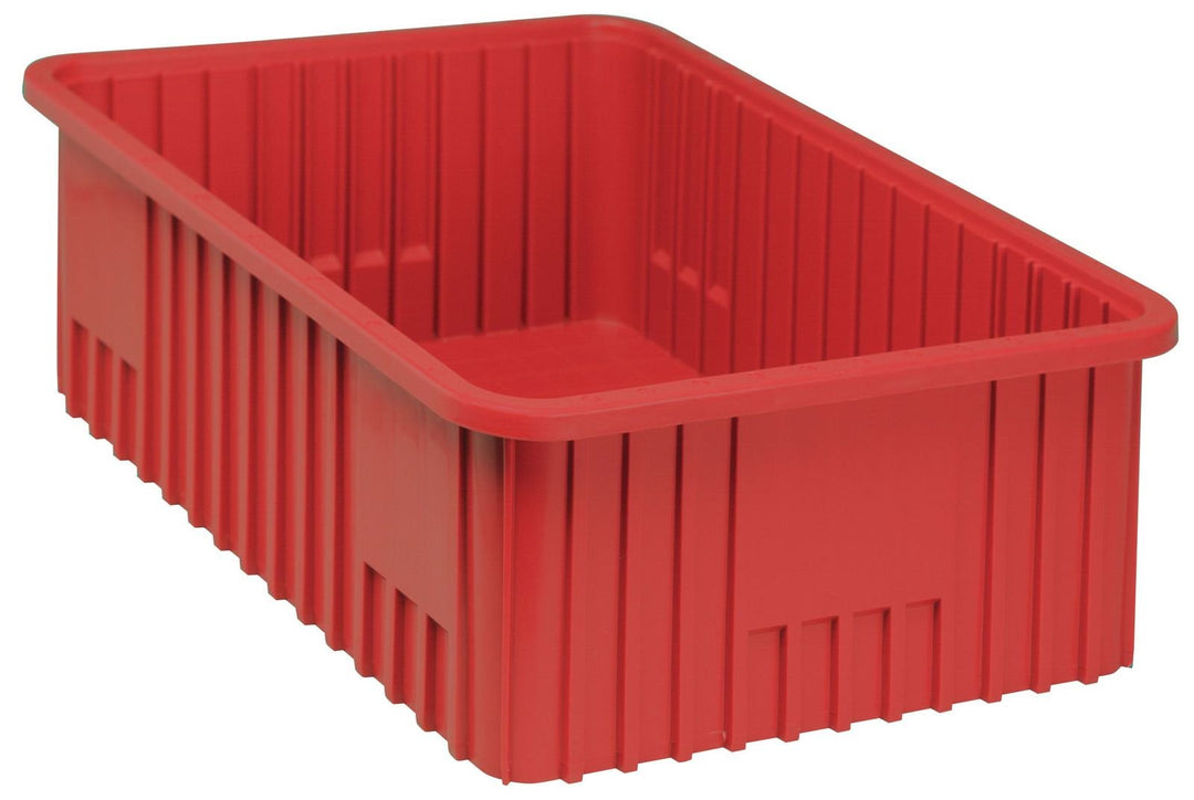 Quantum Storage Systems DG93080RD Dividable Grid Container Red Carton of 3 MTESolutions